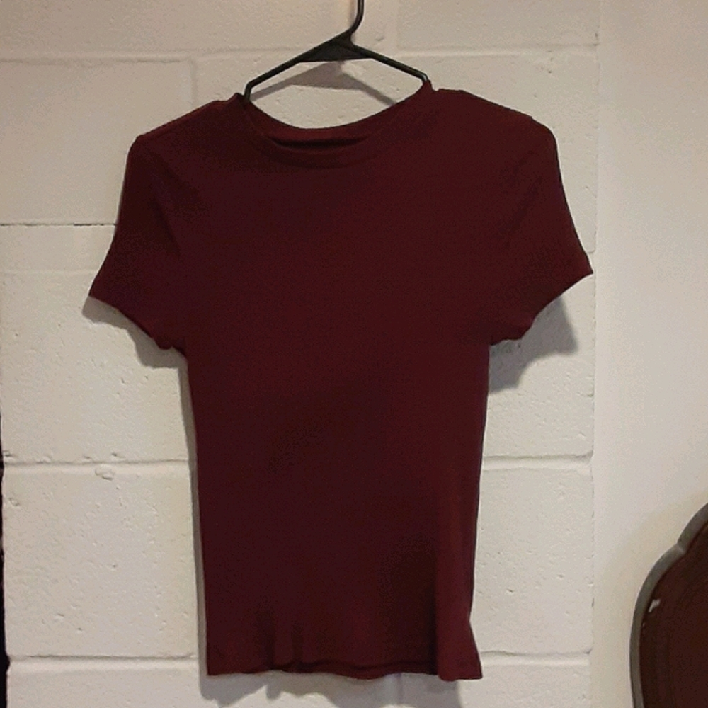 Maroon Short Sleeve Tee
